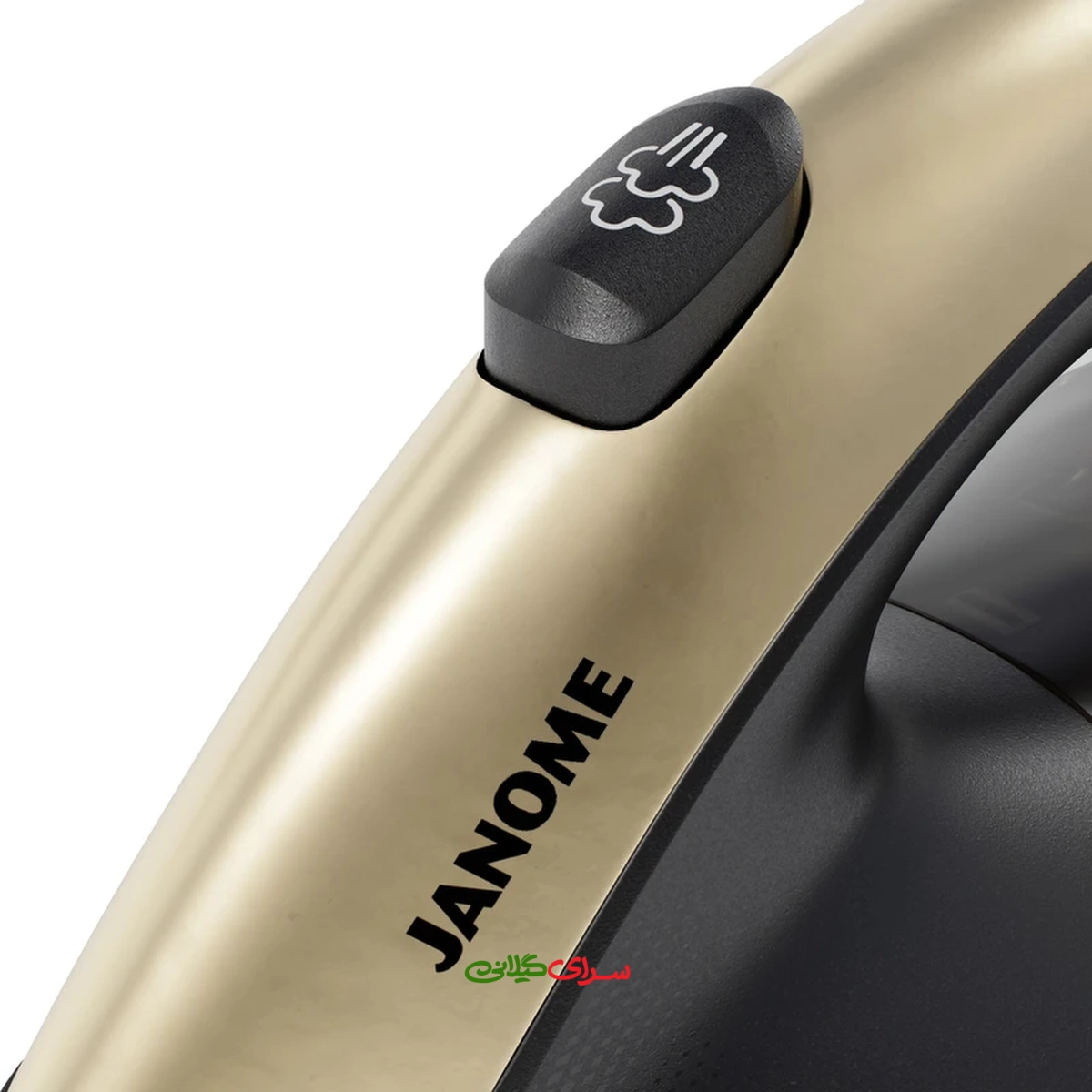 اتو بخار گر 1600 وات کفی AIRGLIDE بژ مشکی ژانومه مدل GH3550