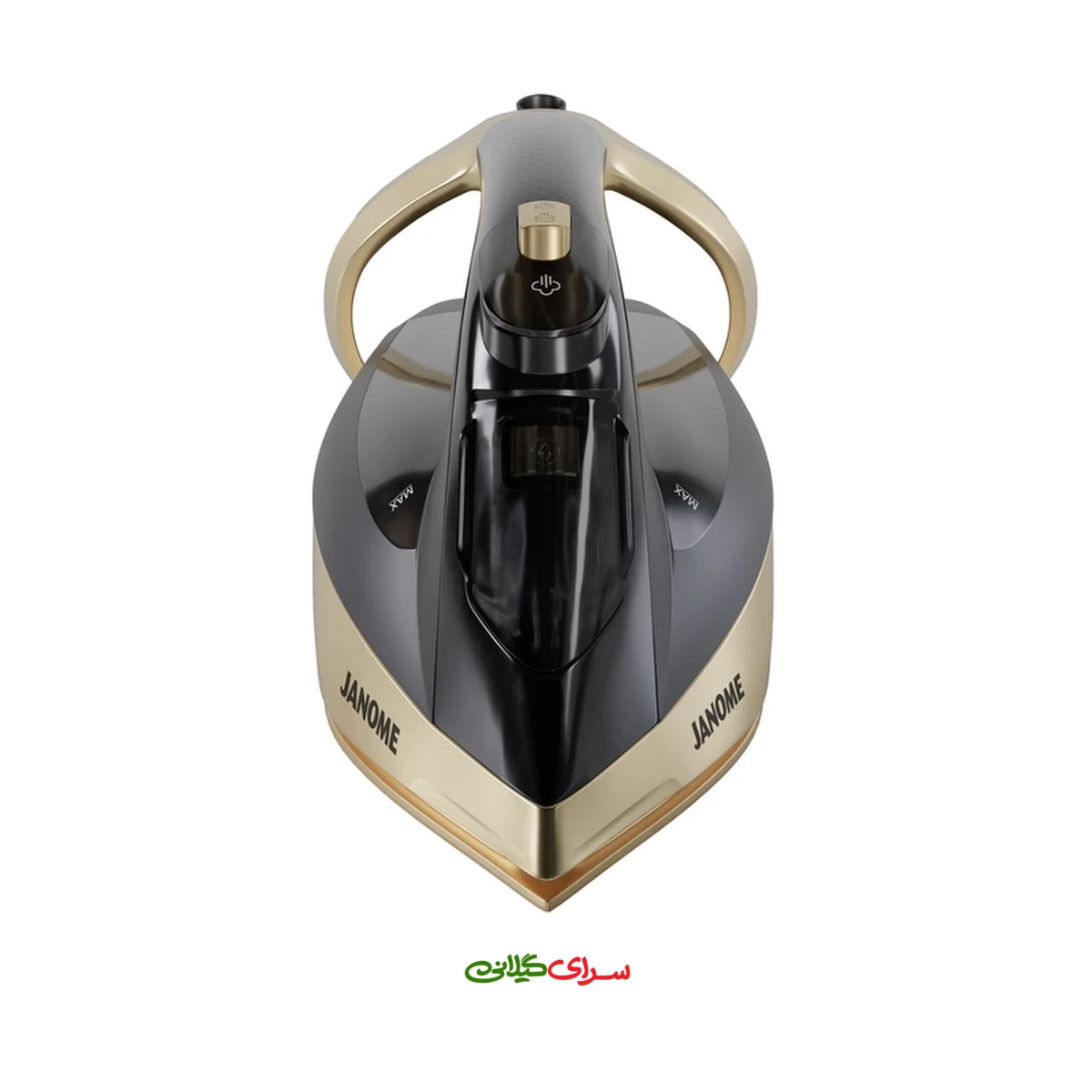 اتو بخار 2600 وات کفی AIRGLIDE بژ مشکی ژانومه مدل ID1050