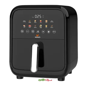 سرخ کن 8 لیتری 2 المنت دیجیتال مشکی مونزا مدل M-AF8002
