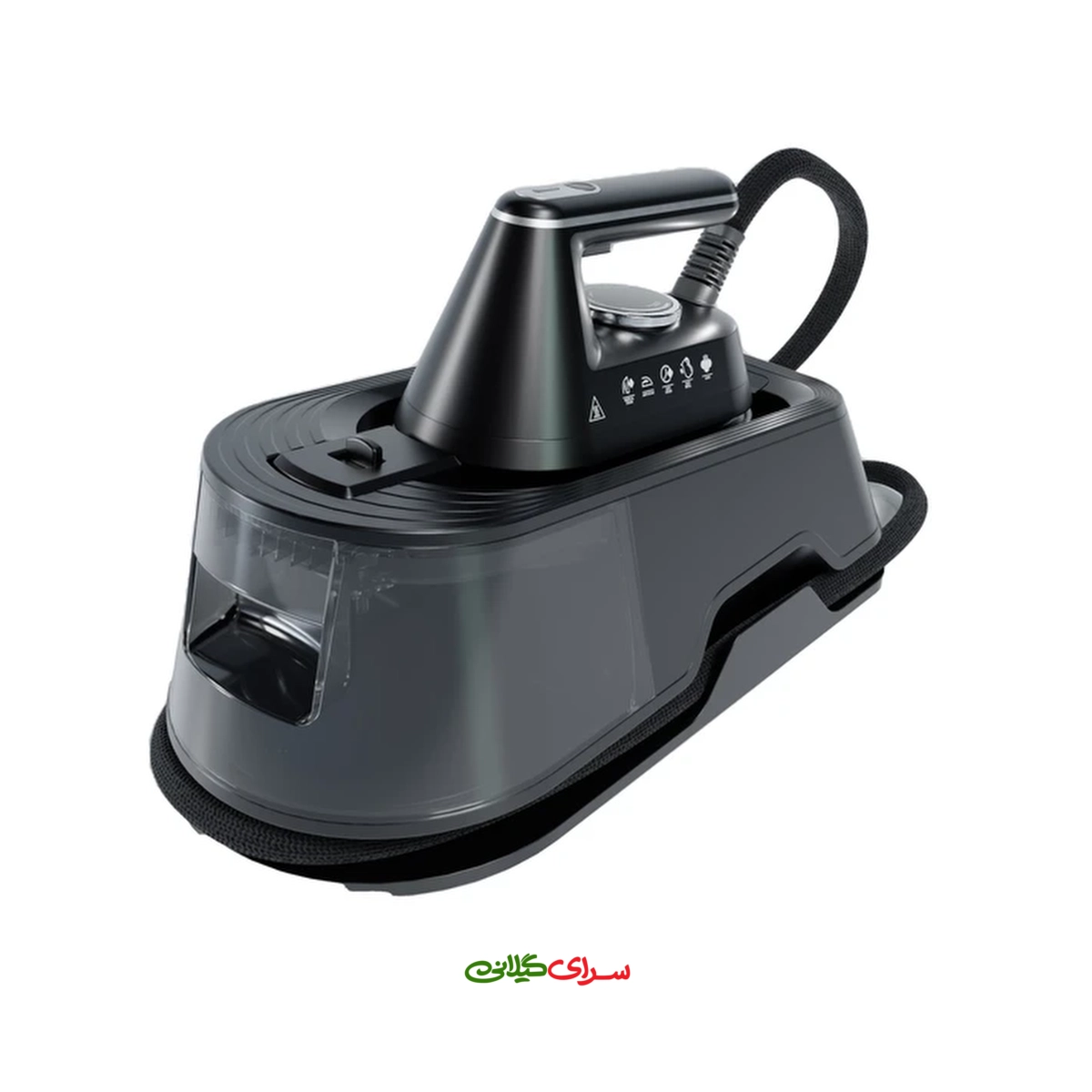 اتو بخار مخزن دار 2400 وات کفی AIRGLIDE مشکی ژانومه مدل SE2840