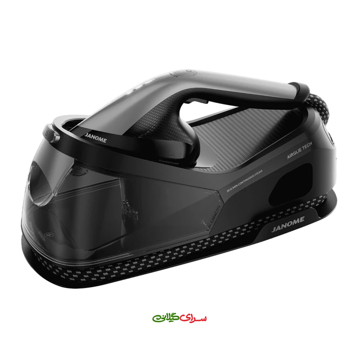 اتو بخار 2400 وات کفی AIRGLIDE مشکی ژانومه مدل GHB8640