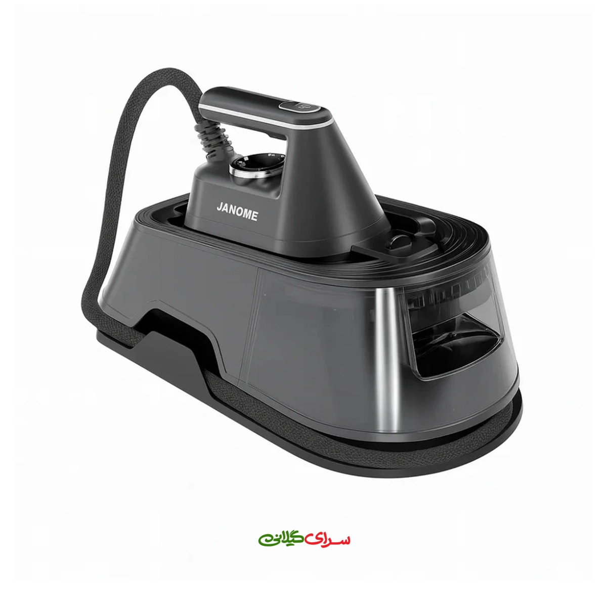اتو بخار مخزن دار 2400 وات کفی AIRGLIDE مشکی ژانومه مدل SE2840