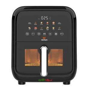 سرخ کن 8 لیتری 2 المنت دیجیتال مشکی مونزا مدل M-AF8002