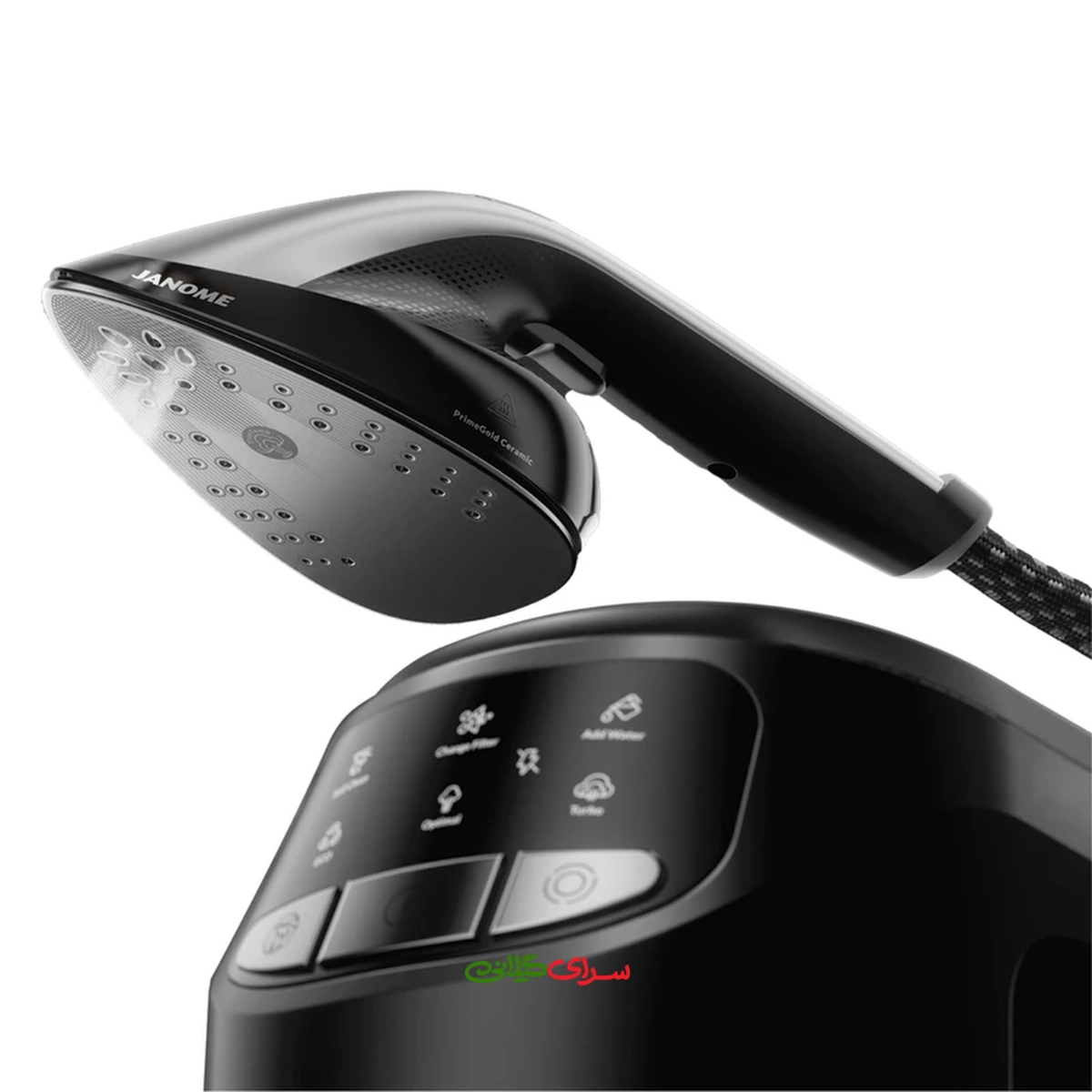 اتو بخار 2400 وات کفی AIRGLIDE مشکی ژانومه مدل GHB8640