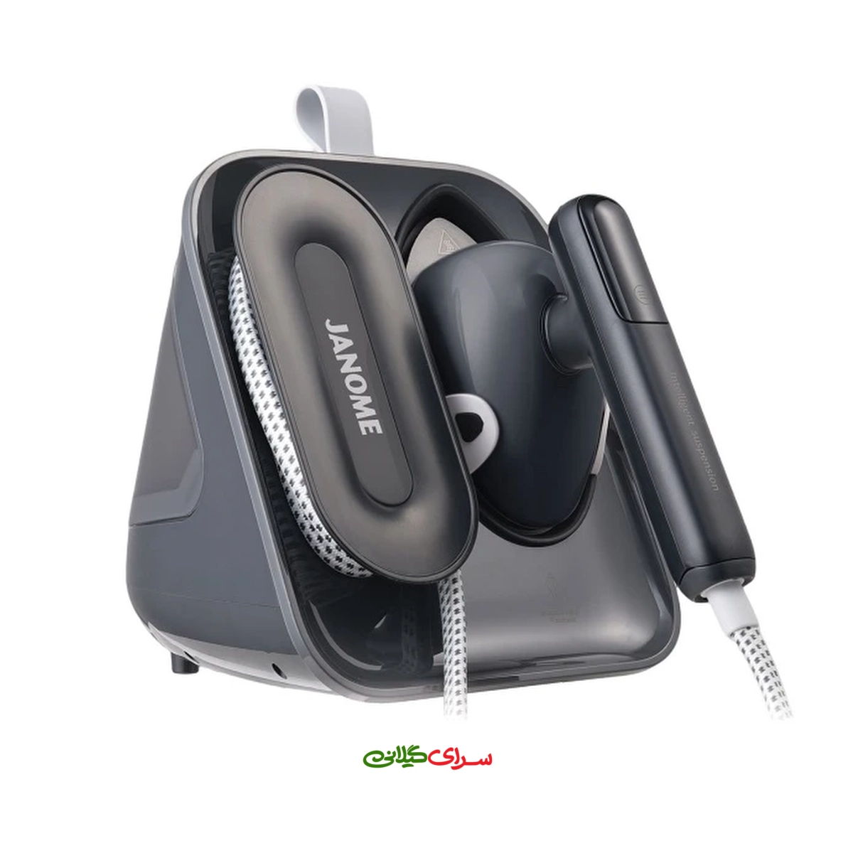 اتو بخار 1630 وات کفی AIRGLIDE مشکی ژانومه مدل GHD 7530