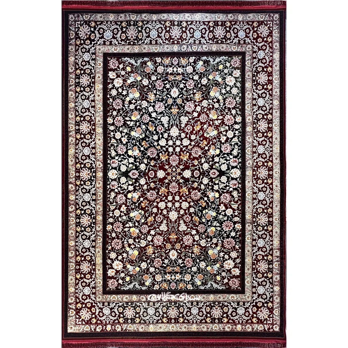 فرش ماشینی لاکی دیارا ایده آل 1200 شانه تراکم 3600 کد 100438