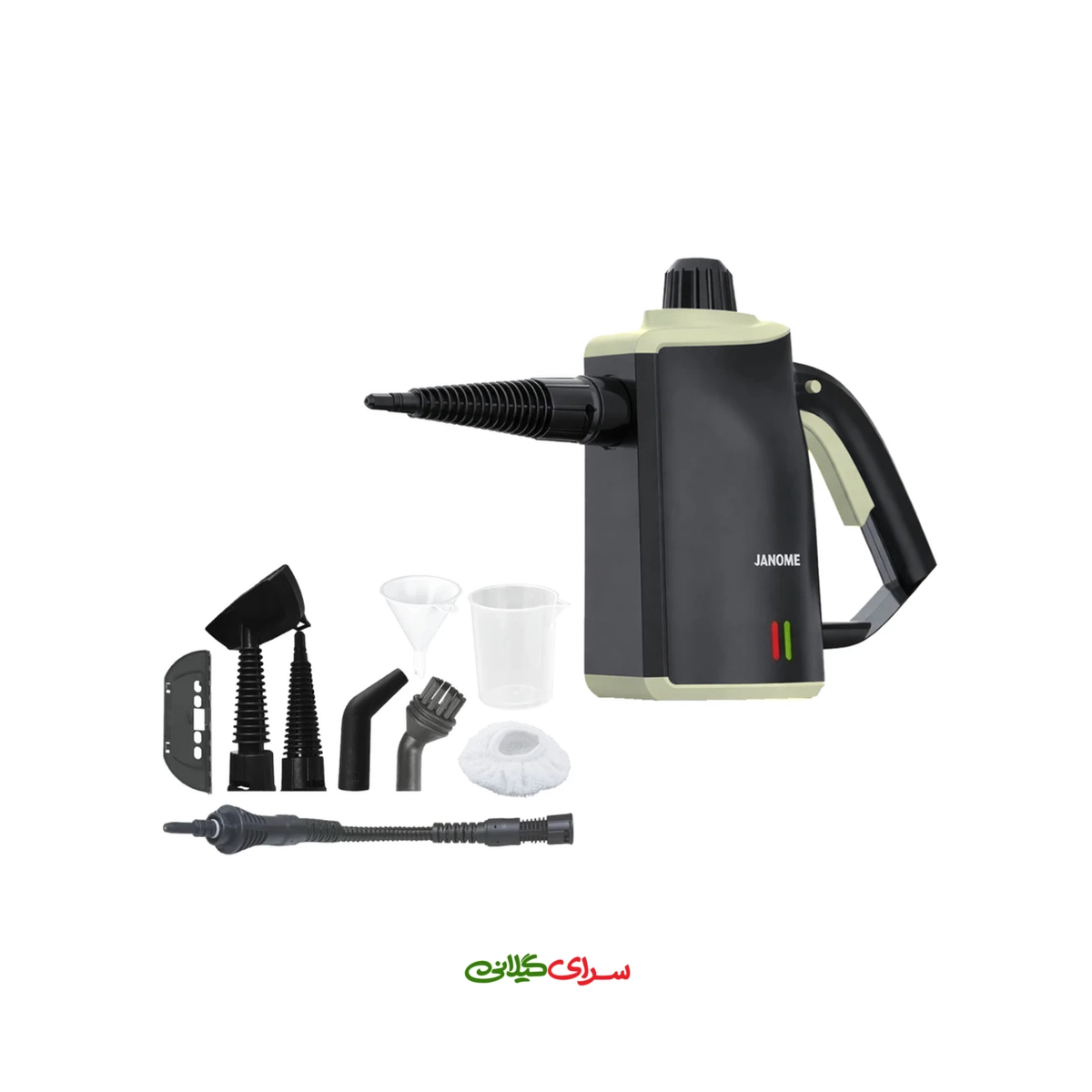 بخار شوی 1000 وات 3.5 بار مشکی ژانومه مدل CH 1280