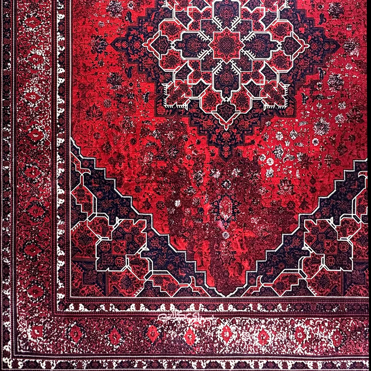 فرش ماشینی 8 رنگ کلکسیون دیارا ایده آل 1200 شانه تراکم 3600 کد 100439