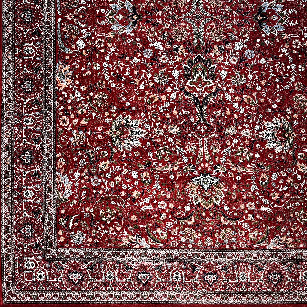 فرش ماشینی کلکسیون فرح لاکی ارمانی 1200 شانه تراکم 3600 کد 100299