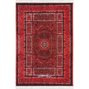 فرش ماشینی کلکسیون فرح لاکی ارمانی 1200 شانه تراکم 3600 کد 100273