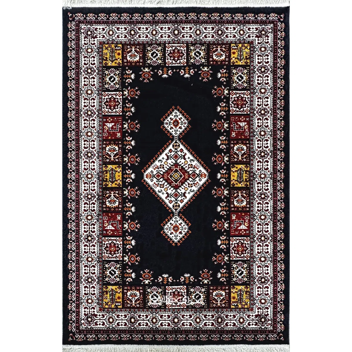 فرش ماشینی خاتم مژگان قصر 400 شانه تراکم 1000 کد 100429