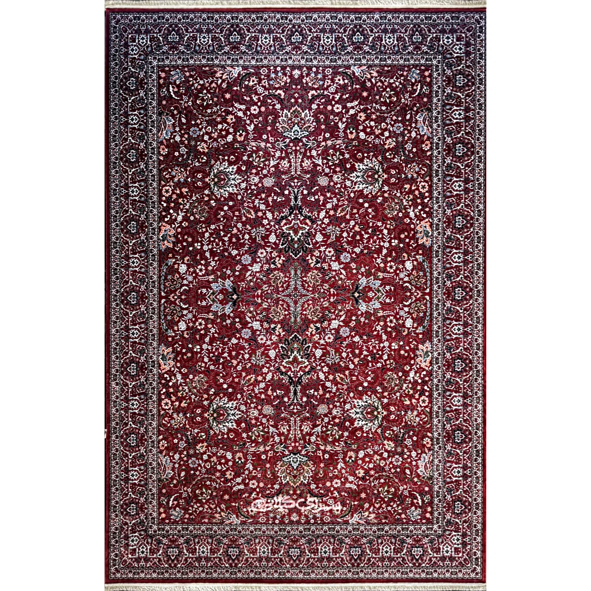 فرش ماشینی کلکسیون فرح لاکی ارمانی 1200 شانه تراکم 3600 کد 100299