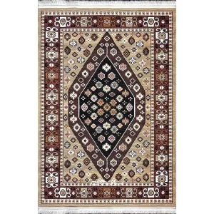فرش ماشینی گلیم کلکسیون شقایق بزرگمهر 320 شانه تراکم 700 کد 100302