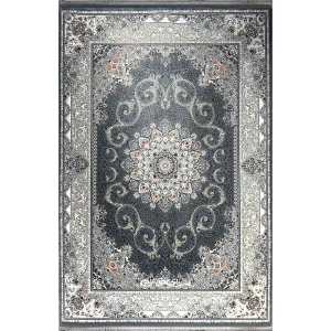فرش ماشینی کلکسیون وین دلفینی بزرگمهر 700 شانه تراکم 2550 کد 100305