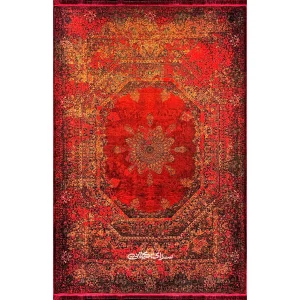 فرش ماشینی تمام رنگ بهراد عرش 1240 شانه تراکم 1840 کد 100358
