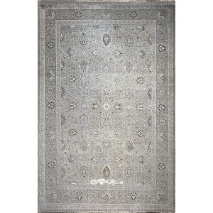 فرش ماشینی کلکسیون سلطان آباد بژ اکسیر 1200 شانه تراکم 3600 کد 100434