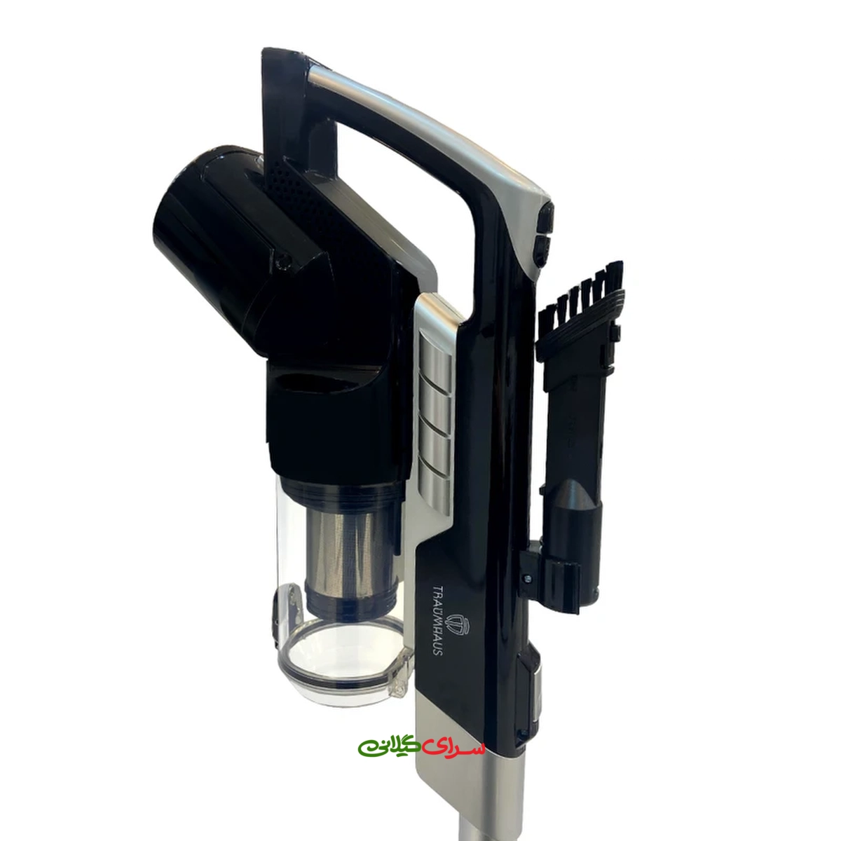 جارو شارژی ایستاده 22.2 ولت مشکی استیل ترام هاوس مدل RVC-95120