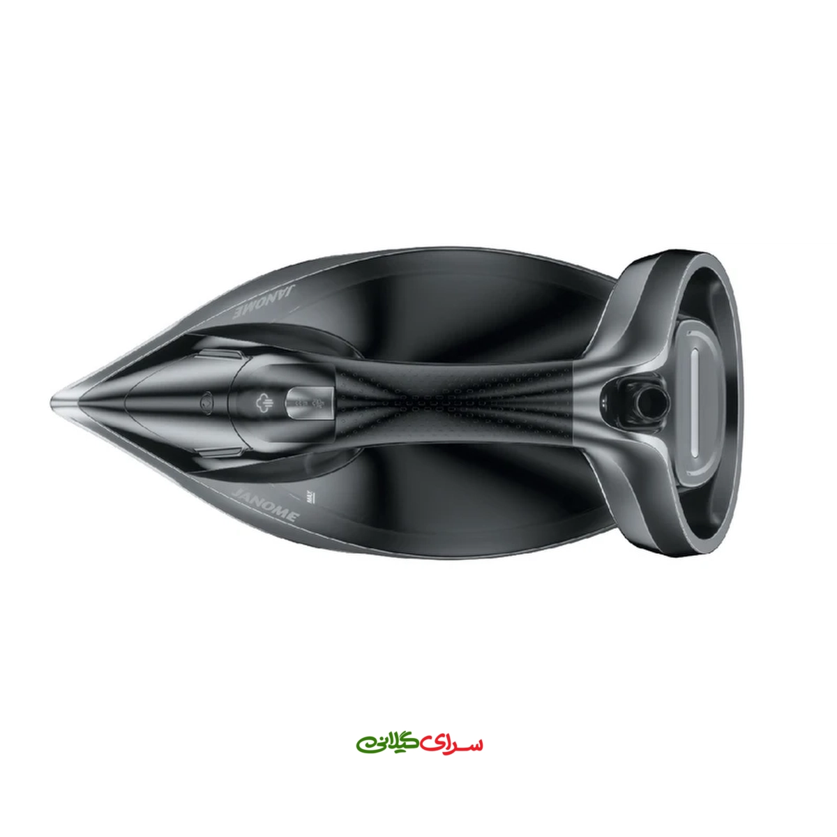 اتو بخار 2600 وات کفی AIRGLIDE مشکی استیل ژانومه مدل ID 1040