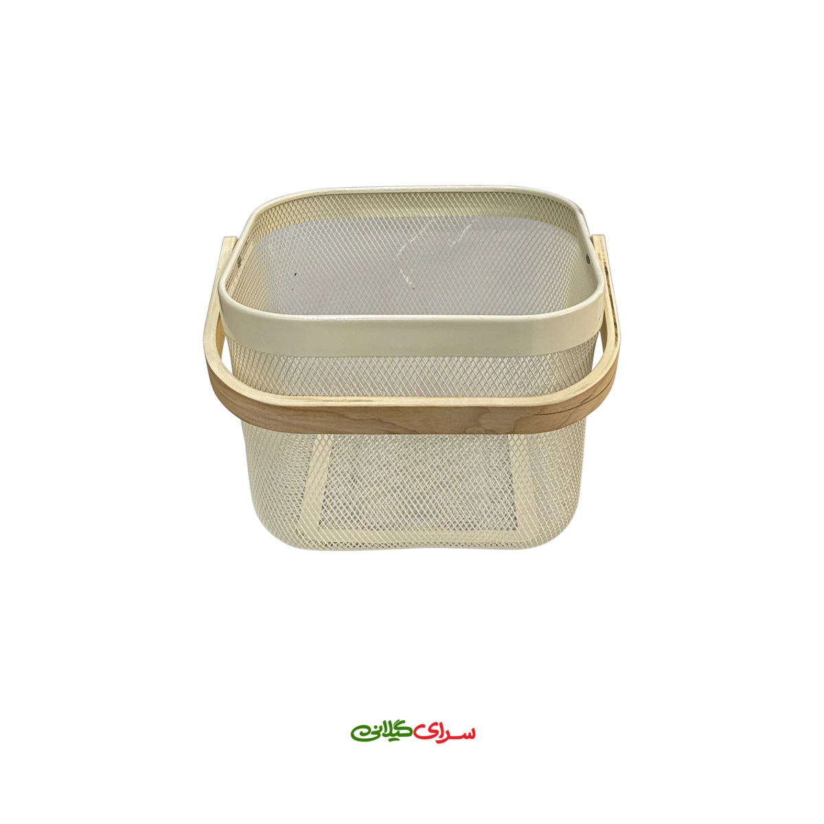 سبد مربع دسته چوبی ایکیا کد 308581