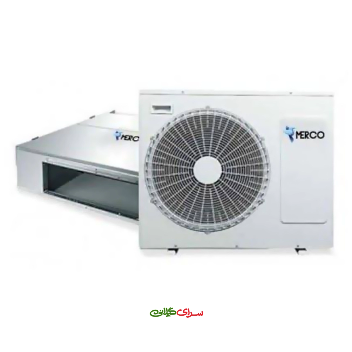 کولر گازی داکت اسپلیت 18000 مرکو مدل GDS-18P1T1/R1