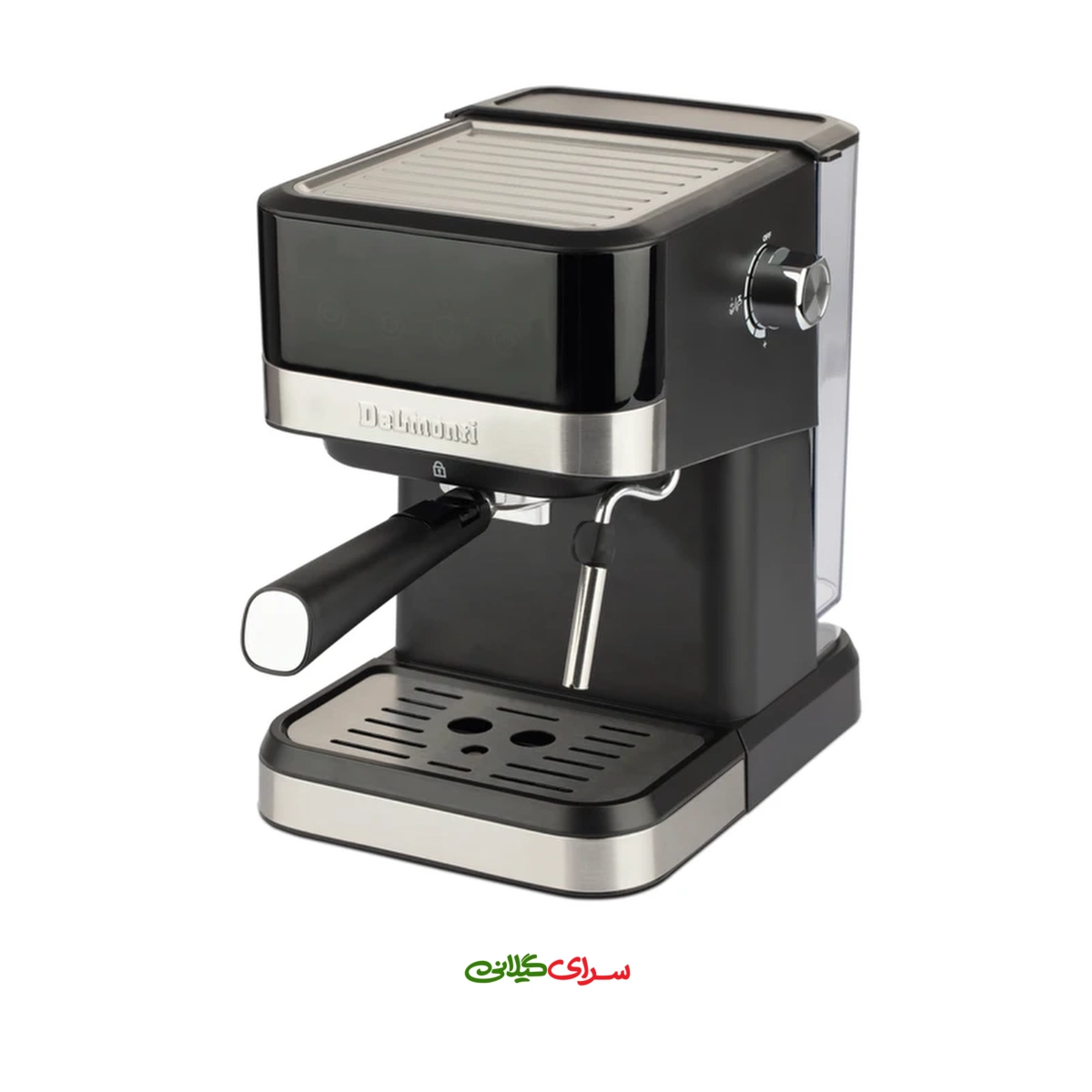 اسپرسو ساز 1.5 لیتری 20 بار لمسی مشکی دلمونتی مدل DL610