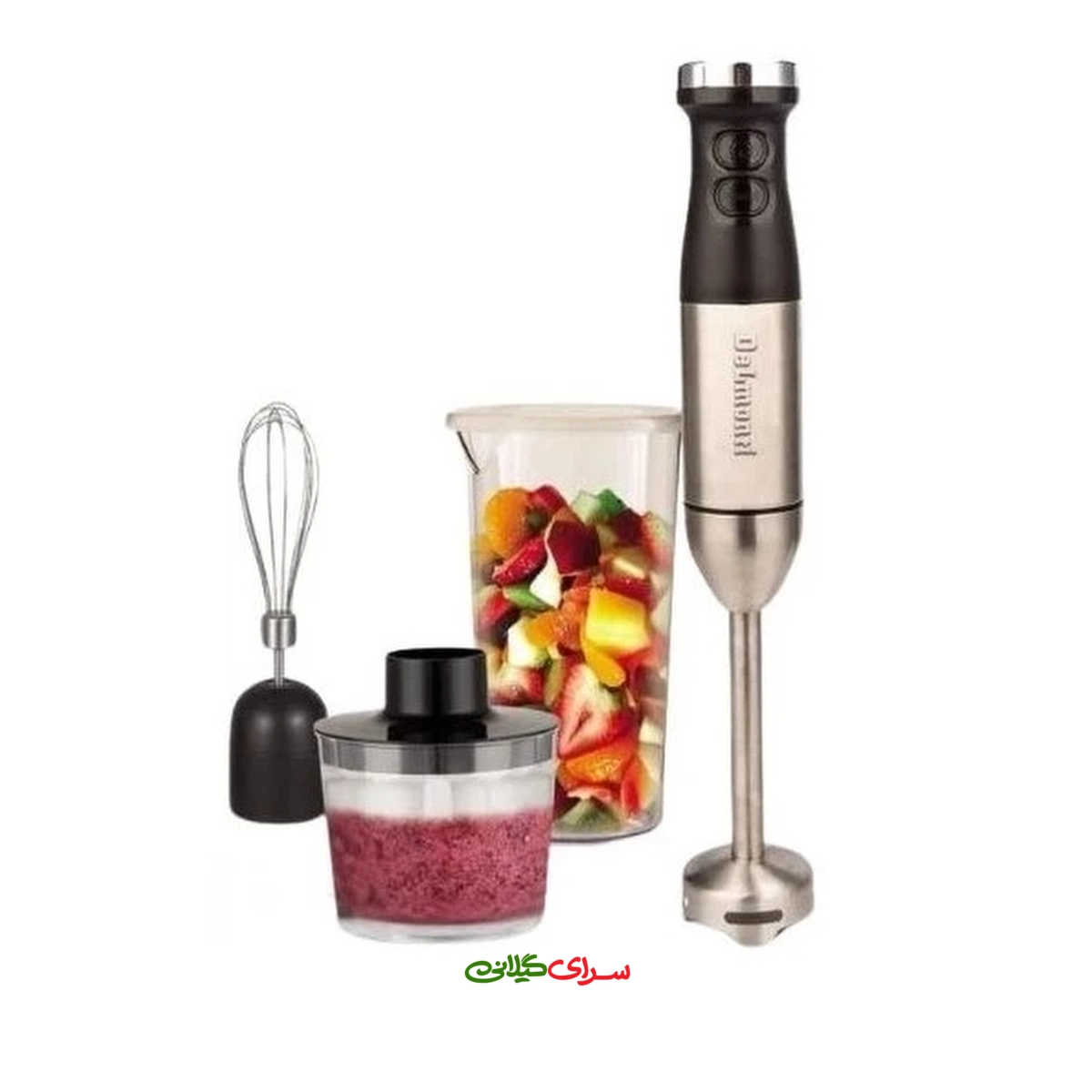 گوشتکوب برقی دو سرعته 700 وات مشکی استیل دلمونتی مدل DL-110