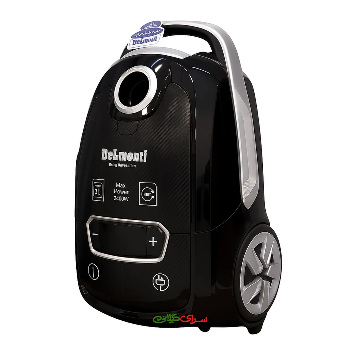 جارو برقی 2400 وات SUPER SILENT مشکی دلمونتی مدل DL 460