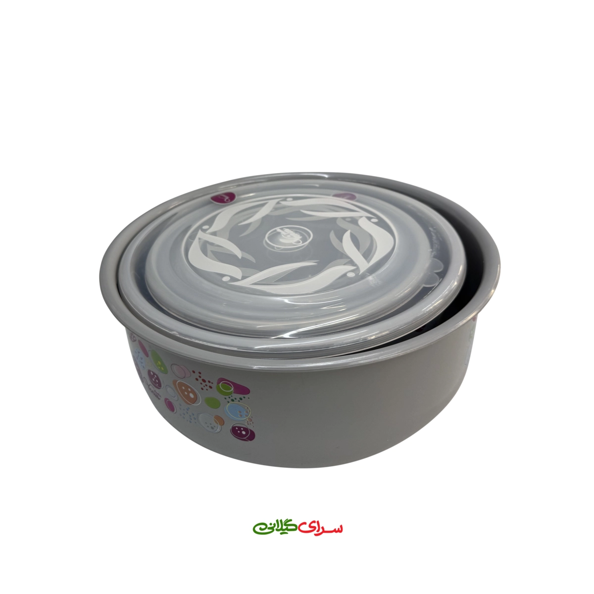سرویس کاسه 3 سایز درب دار 2123 طوسی ونوس کد 200698