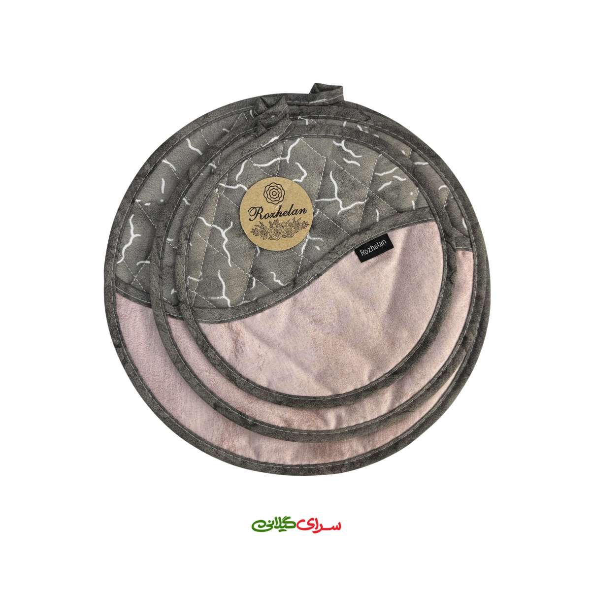 سرویس دم کنی 11 تکه طوسی روشن روژلان کد 210921