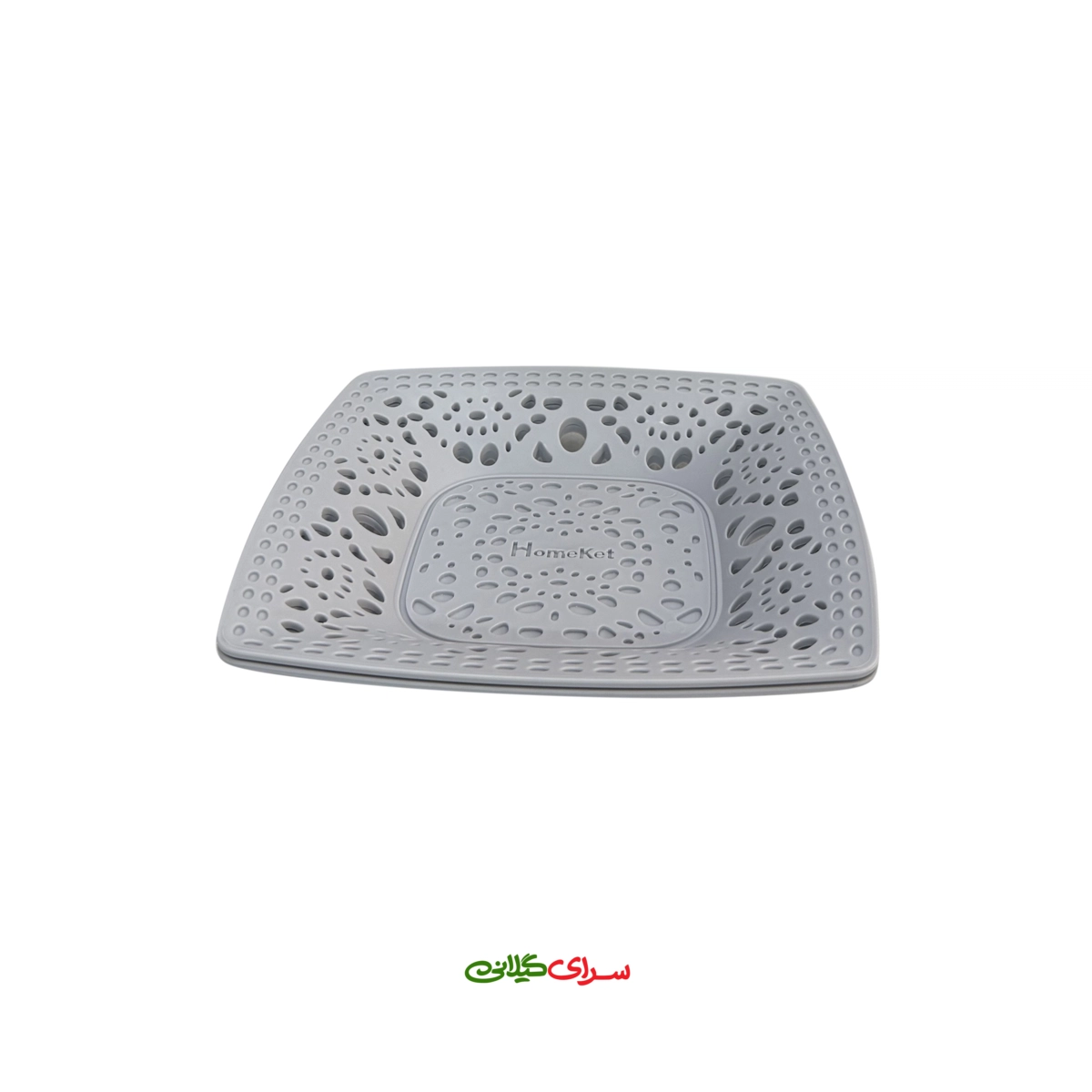 سرویس مسافرتی 60 پارچه طوسی هوم کت کد 203099