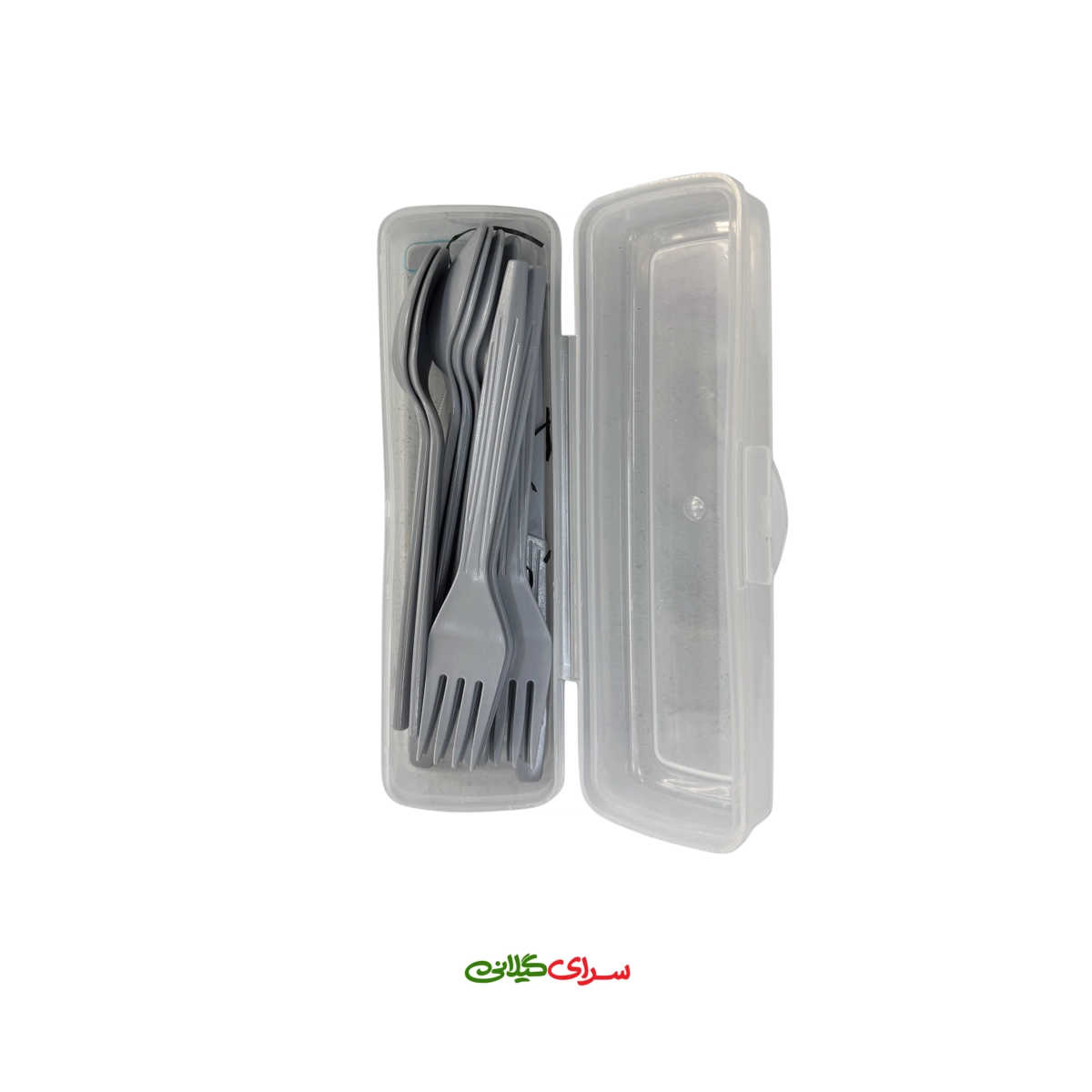 سرویس مسافرتی 60 پارچه طوسی هوم کت کد 203099