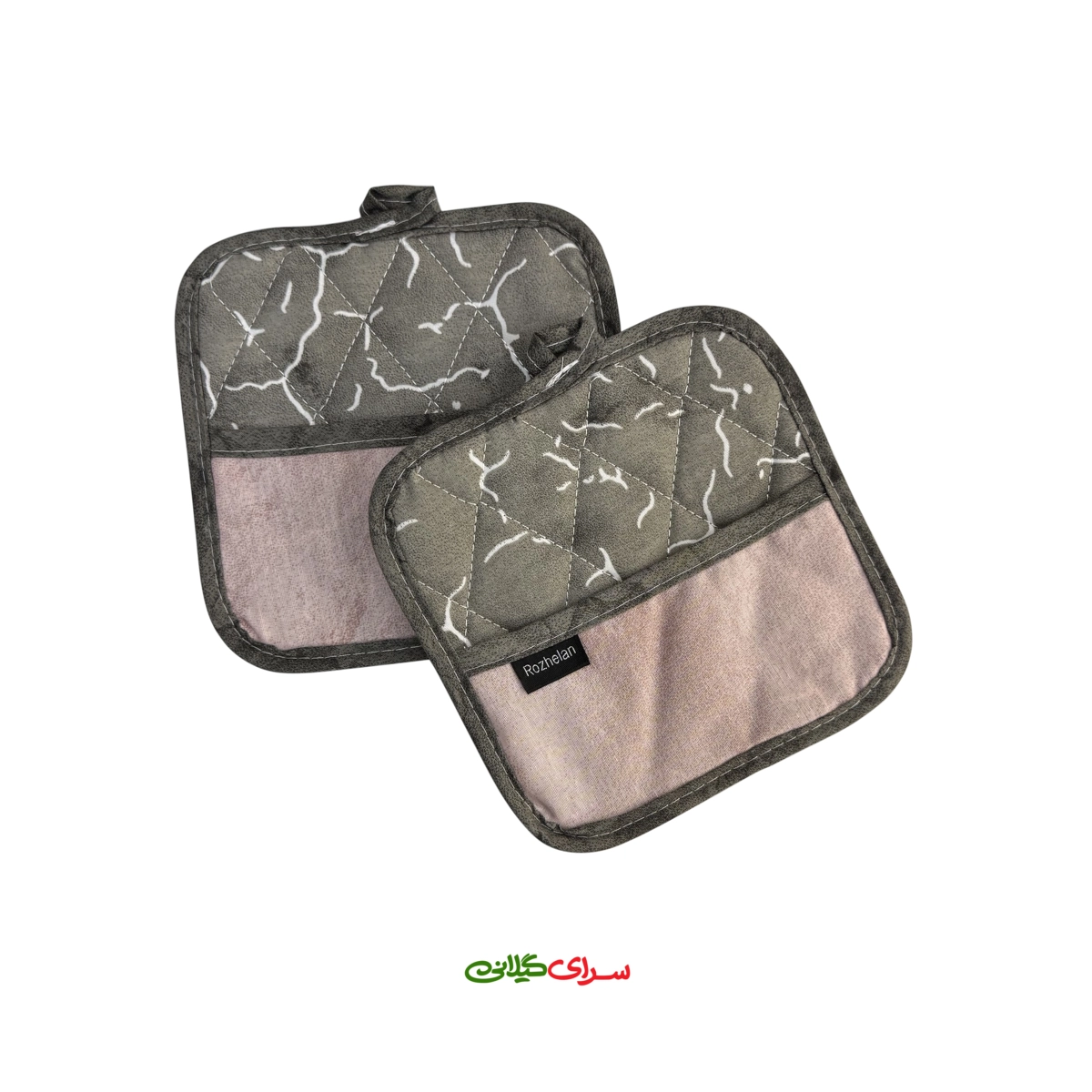 سرویس دم کنی 11 تکه طوسی روشن روژلان کد 210921