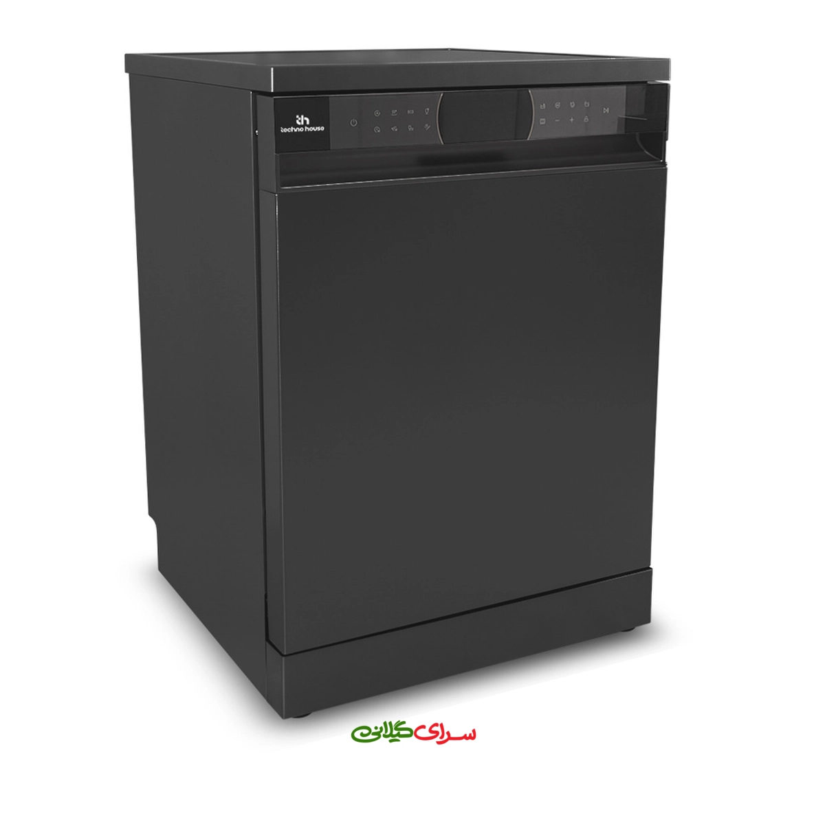 ماشین ظرفشویی 14 نفره 3 سبد مشکی تکنو هاوس مدل DW14 Max-A919B