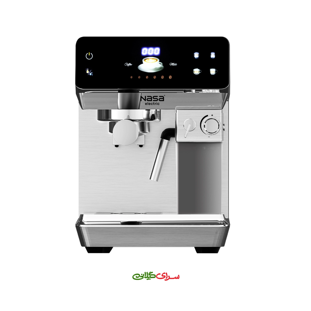 اسپرسو ساز 1.8 لیتری 20 بار استیل ناسا مدل NS-540