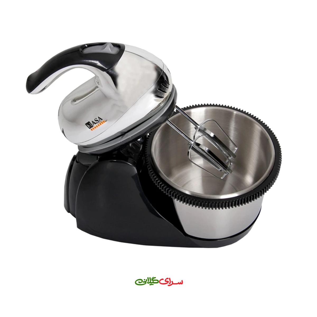 همزن برقی کاسه دار 3 سرعته 3 لیتری مشکی ناسا مدل NS-919