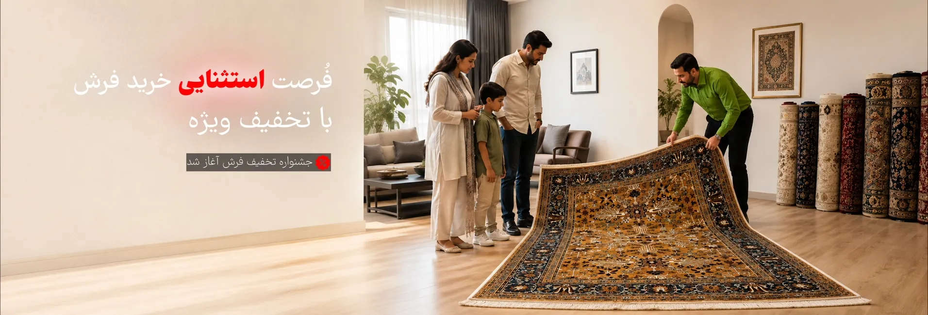 تخفیف خرید فرش